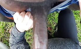 A big black cock all to myself