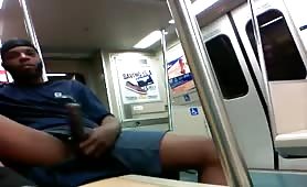 Jerking off at the subway