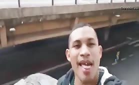 Mexican guy sucking  cock of a straight Dominican guy
