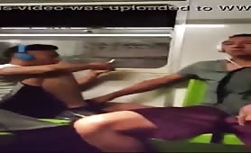 Masturbating on the subway in front of everyone