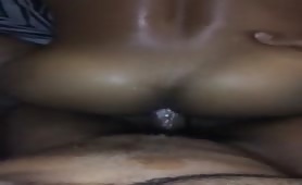 Big raw long hairy black dick stroking my hole