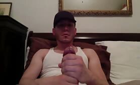 Cute guy showing his long delicious cock