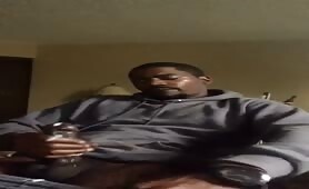 Compilation of horny black   shooting a huge loads